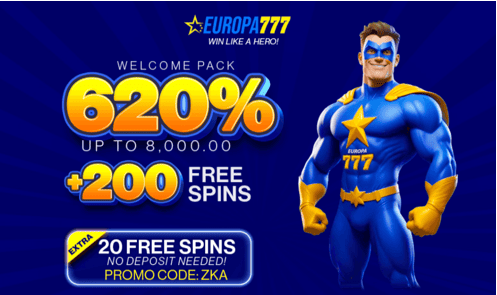 Bonus & Promotiecode Europa777 Casino